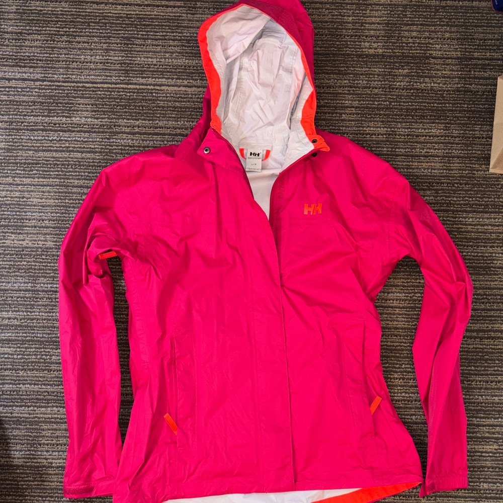Helly Hansen Women's Vibrant Pink rain Jacket